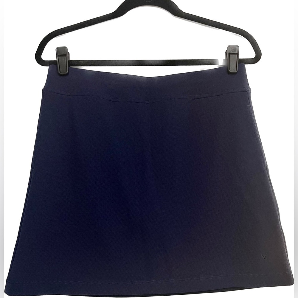 NWOT Callaway Pull-On Navy Golf Skort with Pockets